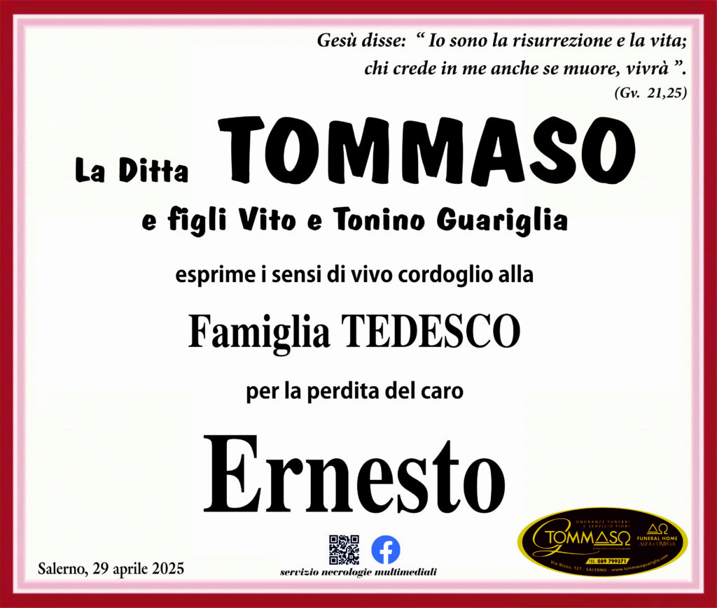 TEDESCO ERNESTO TOMMASO GUARIGLIA
