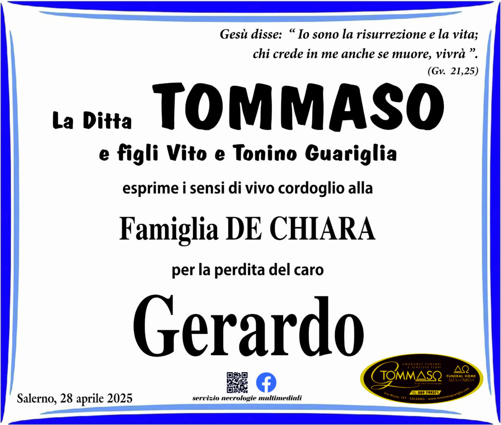 DE CHIARA GERARDO TOMMASO GUARIGLIA