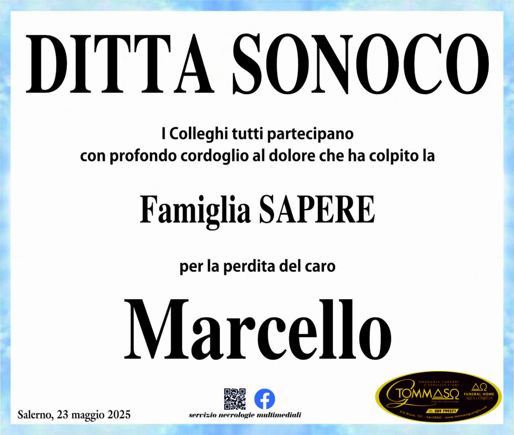 SAPERE MARCELLO DITTA SONOCO