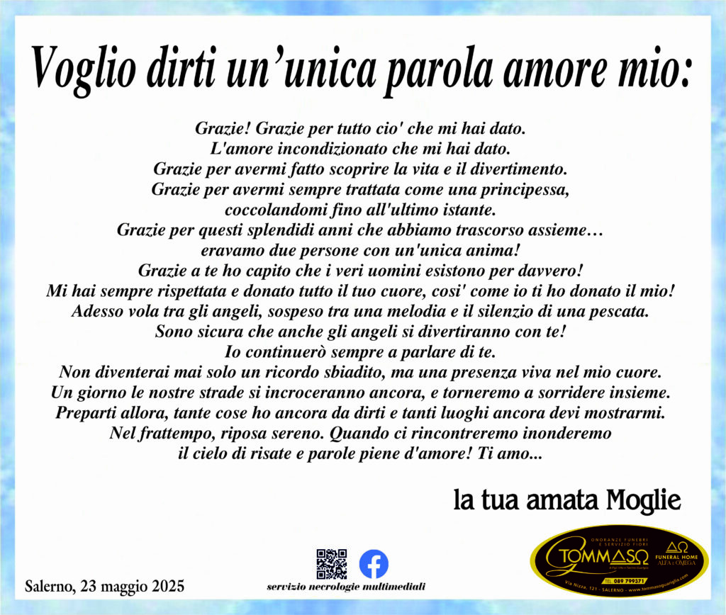 SAPERE MARCELLO MOGLIE