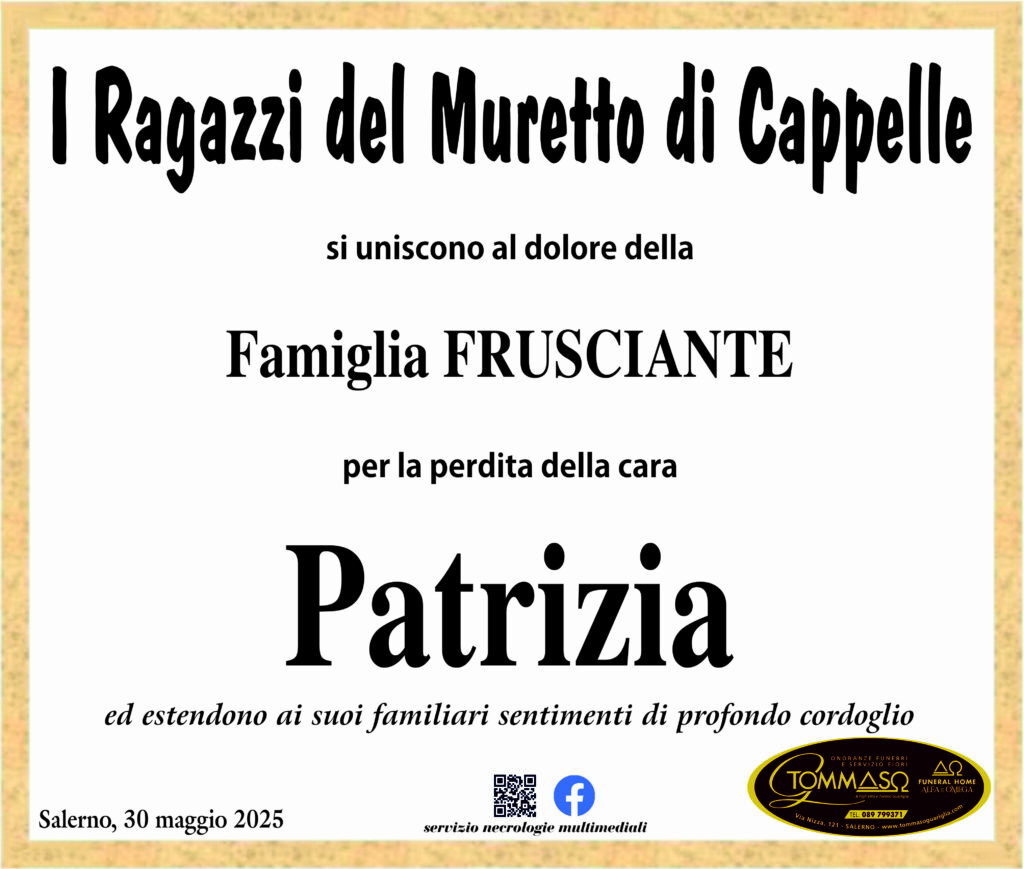 FRUSCIANTE PATRIZIA I RAGAZZI DEL MURETTO