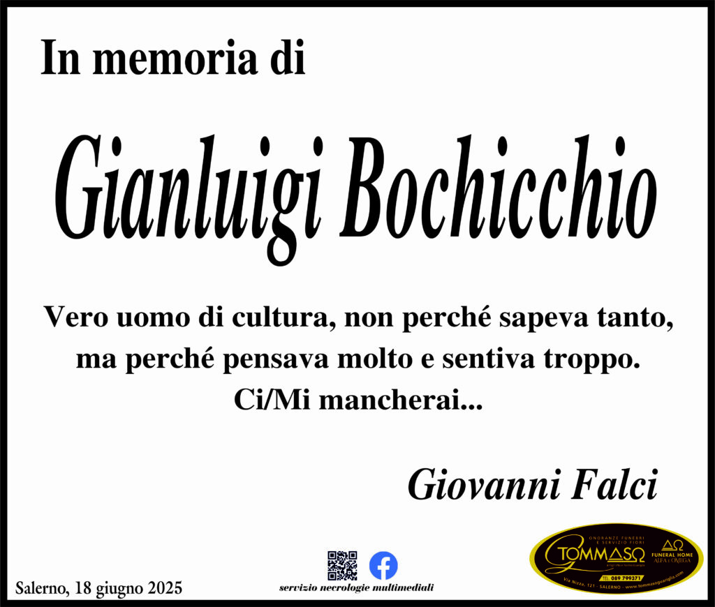 BOCHICCHIO GIANLUIGI FALCI GIOVANNI